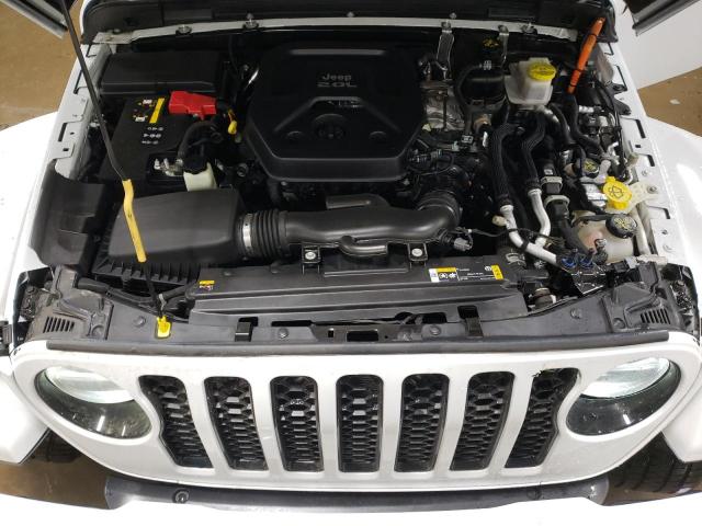 1C4JJXP67MW786385 - 2021 JEEP WRANGLER U SAHARA 4XE WHITE photo 11