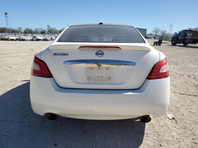 1N4AA5APXAC813992 - 2010 NISSAN MAXIMA S WHITE photo 6