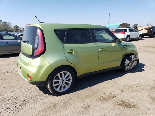 KNDJP3A51H7876901 - 2017 KIA SOUL + GREEN photo 3