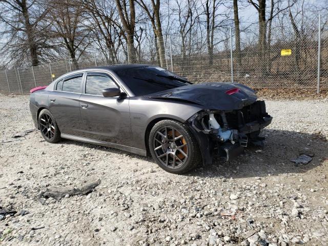 2C3CDXGJ1HH598720 - 2017 DODGE CHARGER R/T 392 GRAY photo 4