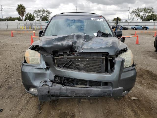 5FNYF28676B010072 - 2006 HONDA PILOT EX GRAY photo 5