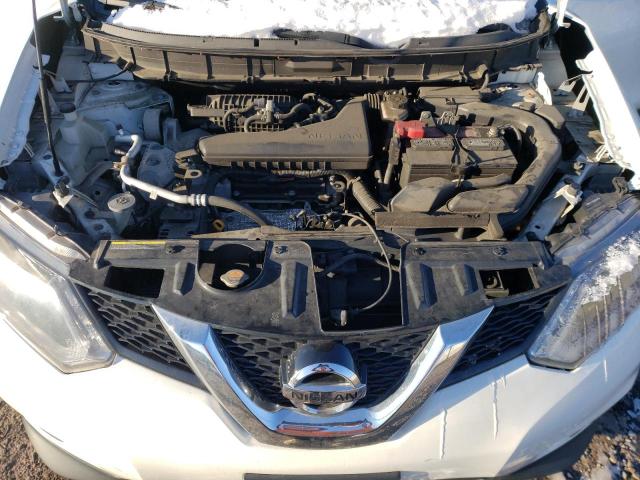 KNMAT2MV8GP622408 - 2016 NISSAN ROGUE S WHITE photo 12