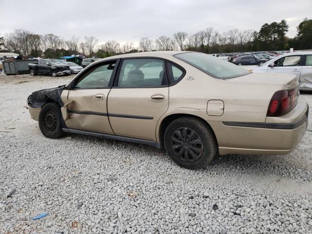 2G1WF52E549139219 - 2004 CHEVROLET IMPALA TAN photo 2