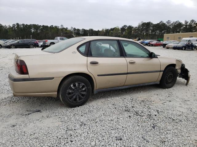 2G1WF52E549139219 - 2004 CHEVROLET IMPALA TAN photo 3