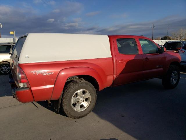 3TMMU4FN1AM023334 - 2010 TOYOTA TACOMA DOUBLE CAB LONG BED RED photo 3