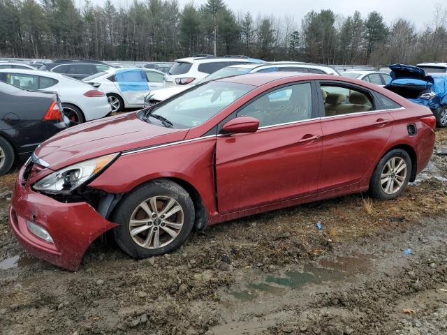 5NPEB4AC3DH615389 - 2013 HYUNDAI SONATA GLS BURGUNDY photo 1