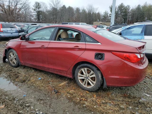 5NPEB4AC3DH615389 - 2013 HYUNDAI SONATA GLS BURGUNDY photo 2