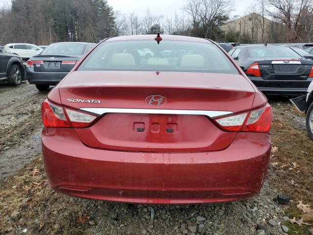 5NPEB4AC3DH615389 - 2013 HYUNDAI SONATA GLS BURGUNDY photo 6