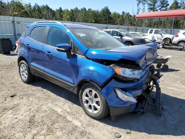 MAJ3S2GEXKC281610 - 2019 FORD ECOSPORT SE Niebieski zdjęcie 4