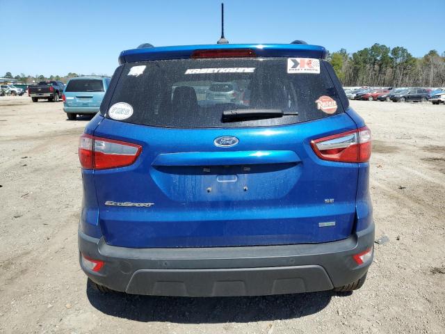 MAJ3S2GEXKC281610 - 2019 FORD ECOSPORT SE BLUE photo 6