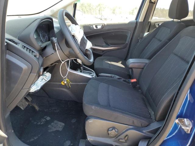 MAJ3S2GEXKC281610 - 2019 FORD ECOSPORT SE Niebieski zdjęcie 7