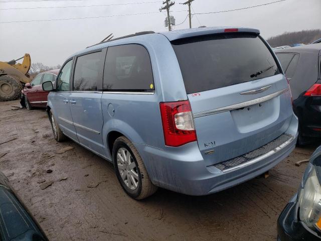 2C4RC1BGXDR741895 - 2013 CHRYSLER TOWN & COU TOURING ლურჯი ფოტო 2