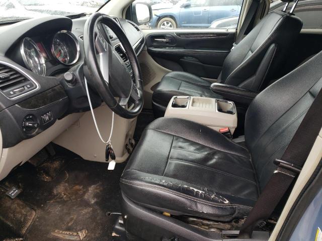 2C4RC1BGXDR741895 - 2013 CHRYSLER TOWN & COU TOURING ლურჯი ფოტო 7