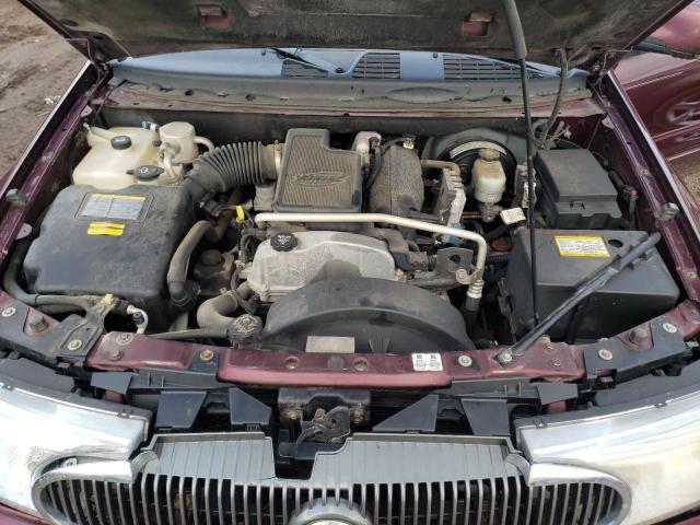 5GADT13S862244652 - 2006 BUICK RAINIER CXL BURGUNDY photo 11