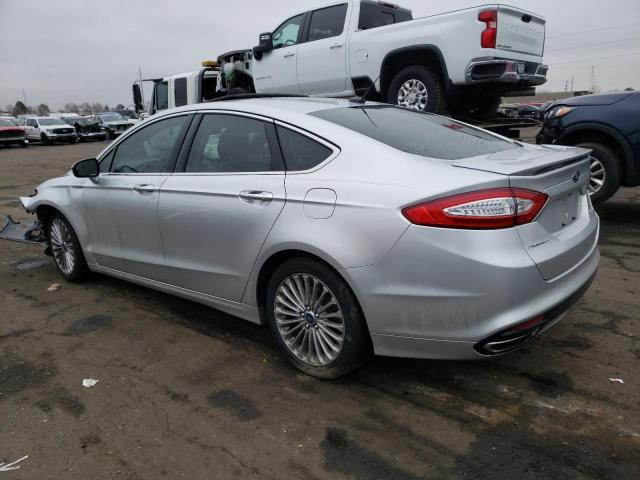 3FA6P0K96ER284779 - 2014 FORD FUSION TITANIUM SILVER photo 2