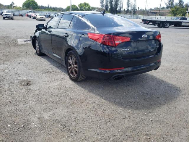 5XXGN4A72DG147797 - 2013 KIA OPTIMA EX BLACK photo 3