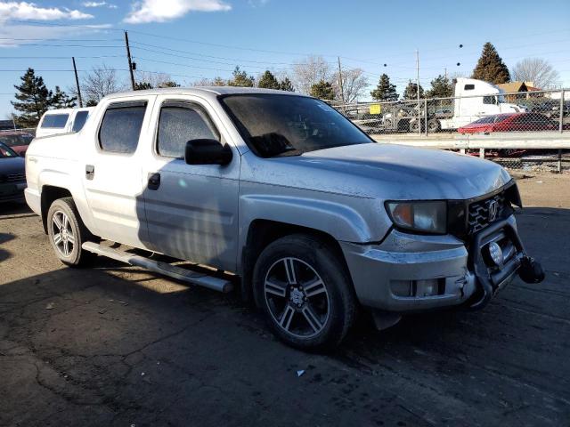 5FPYK1F79DB007700 - 2013 HONDA RIDGELINE SPORT SILVER photo 4