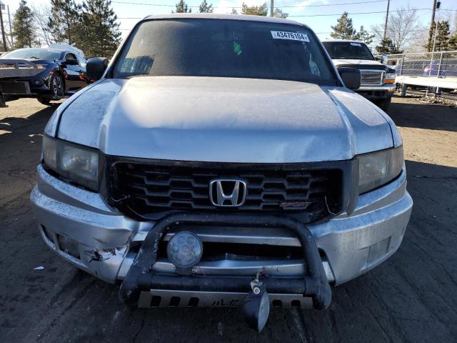 5FPYK1F79DB007700 - 2013 HONDA RIDGELINE SPORT SILVER photo 5