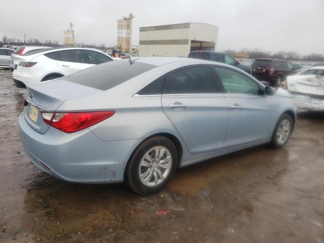 5NPEB4AC3BH161383 - 2011 HYUNDAI SONATA GLS BLUE photo 3