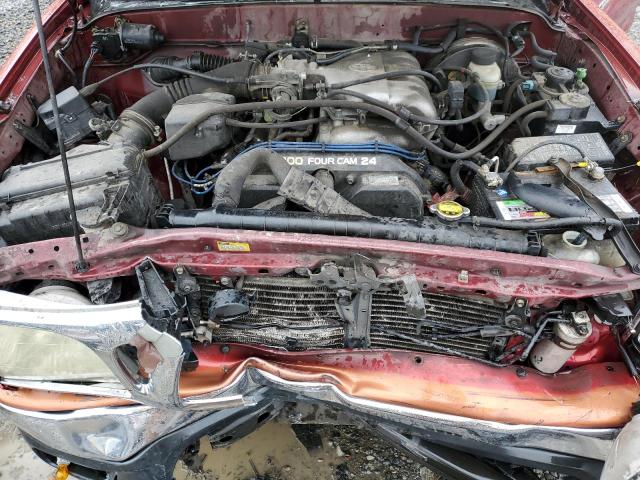 5TEGN92N11Z820926 - 2001 TOYOTA TACOMA DOUBLE CAB PRERUNNER RED photo 11