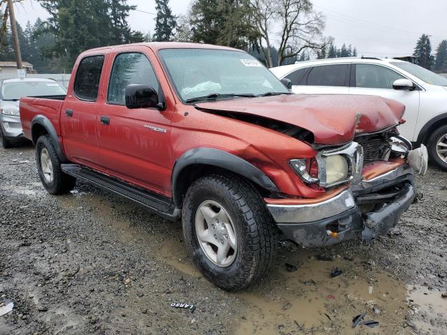 5TEGN92N11Z820926 - 2001 TOYOTA TACOMA DOUBLE CAB PRERUNNER RED photo 4