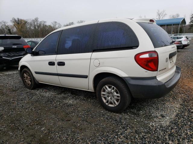 1D4GP25B95B341413 - 2005 DODGE CARAVAN SE WHITE photo 2