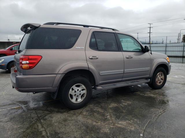 5TDZT38A82S087188 - 2002 TOYOTA SEQUOIA LIMITED TAN photo 3