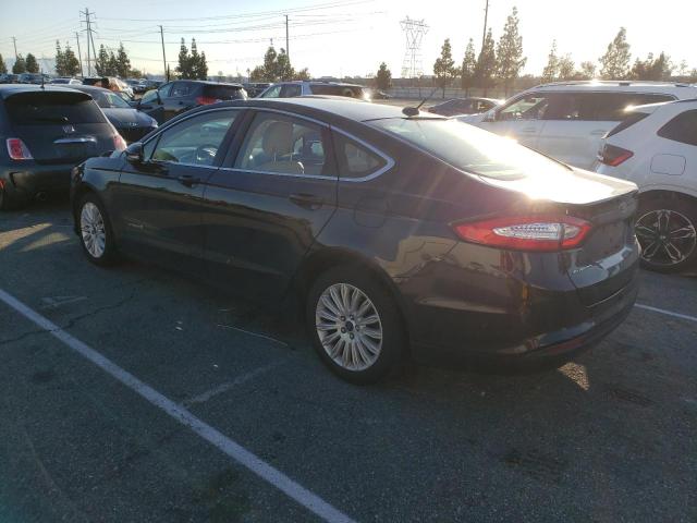 3FA6P0LU0DR379792 - 2013 FORD FUSION SE HYBRID BLACK photo 2