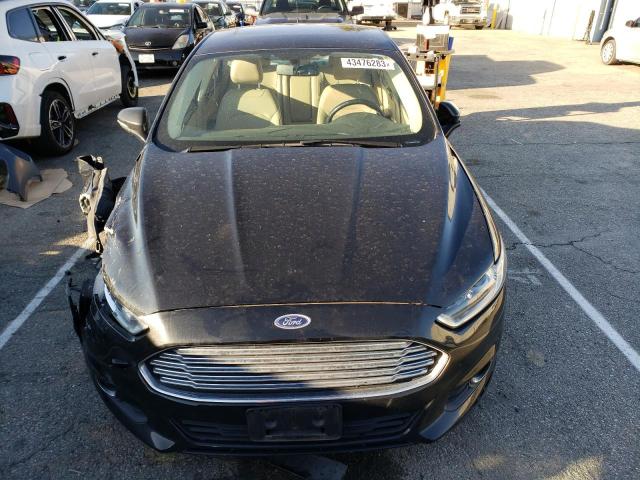 3FA6P0LU0DR379792 - 2013 FORD FUSION SE HYBRID BLACK photo 5