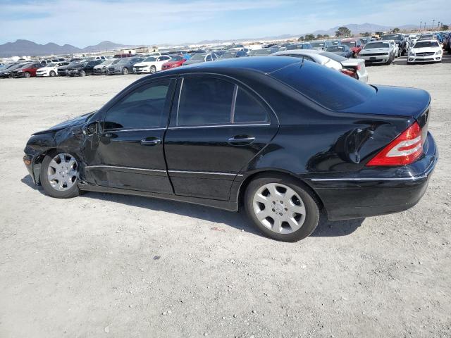 WDBRF54H26F832690 - 2006 MERCEDES-BENZ C 280 BLACK photo 2