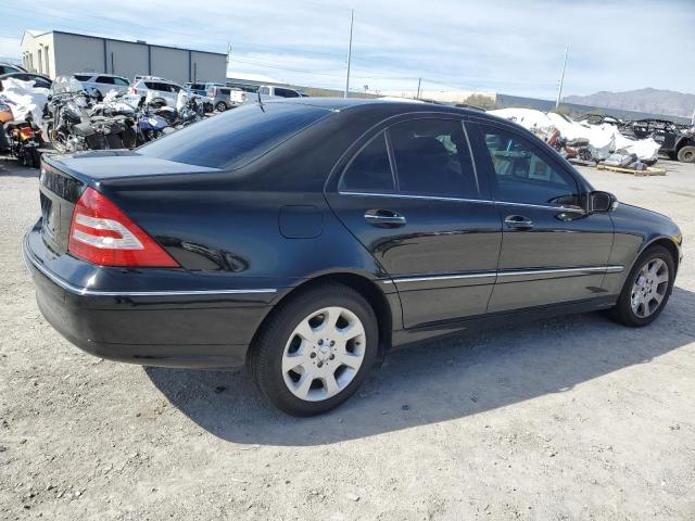 WDBRF54H26F832690 - 2006 MERCEDES-BENZ C 280 BLACK photo 3