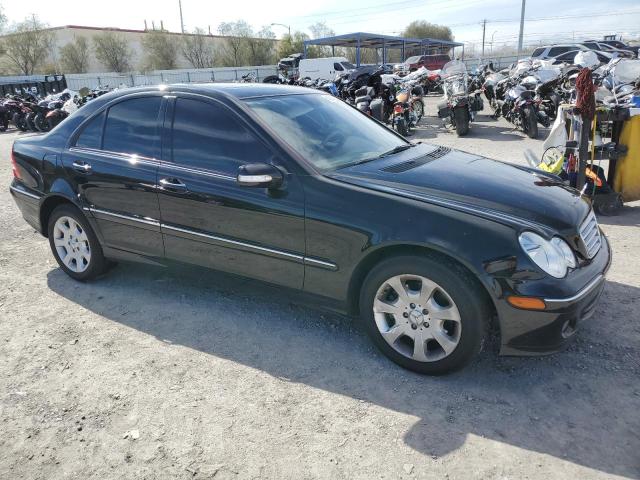 WDBRF54H26F832690 - 2006 MERCEDES-BENZ C 280 BLACK photo 4