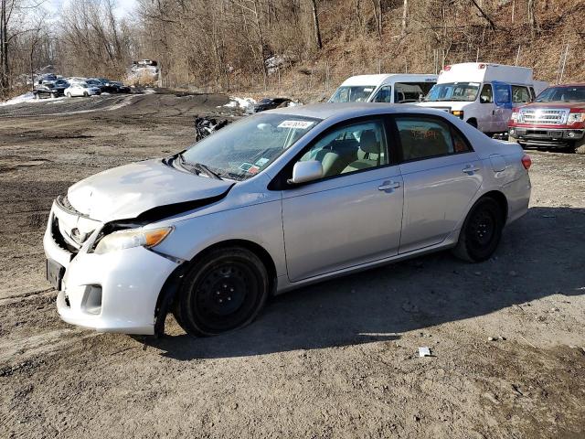 2T1BU4EEXCC845649 - 2012 TOYOTA COROLLA BASE SILVER photo 1