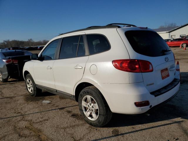 5NMSG73D39H300818 - 2009 HYUNDAI SANTA FE GLS WHITE photo 2