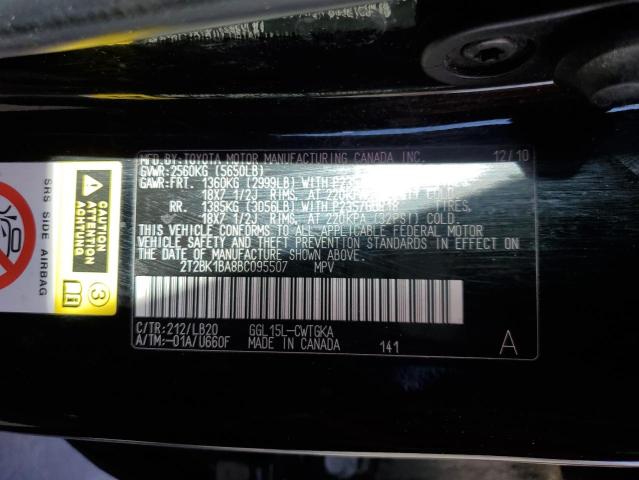 2T2BK1BA8BC095507 - 2011 LEXUS RX 350 BLACK photo 13