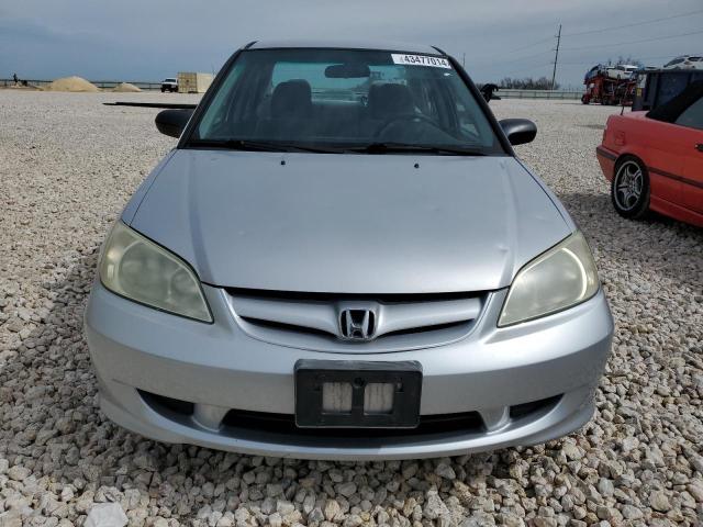 1HGES163X4L005140 - 2004 HONDA CIVIC DX VP Gümüş foto 5