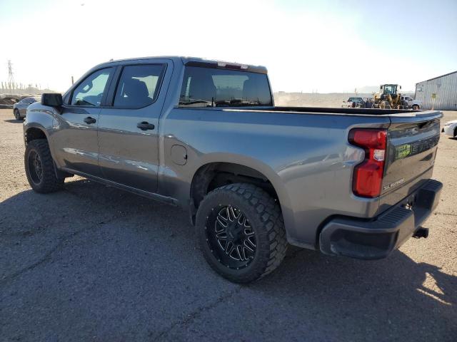 3GCPWBEK3MG143965 - 2021 CHEVROLET SILVERADO C1500 CUSTOM GRAY photo 2