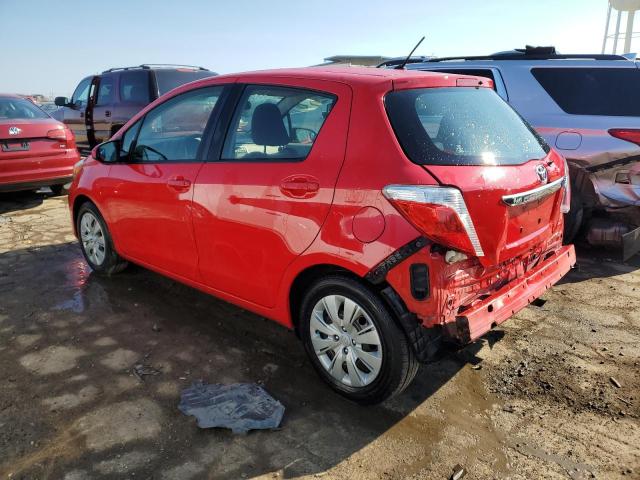 JTDKTUD35CD540890 - 2012 TOYOTA YARIS RED photo 2