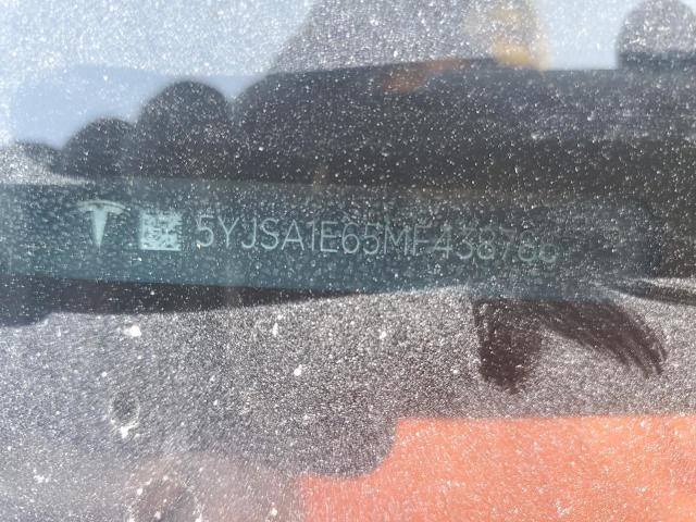 5YJSA1E65MF438786 - 2021 TESLA MODEL S Սպիտակ լուսանկար 13