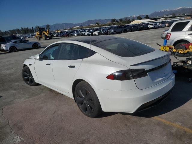 5YJSA1E65MF438786 - 2021 TESLA MODEL S Սպիտակ լուսանկար 2