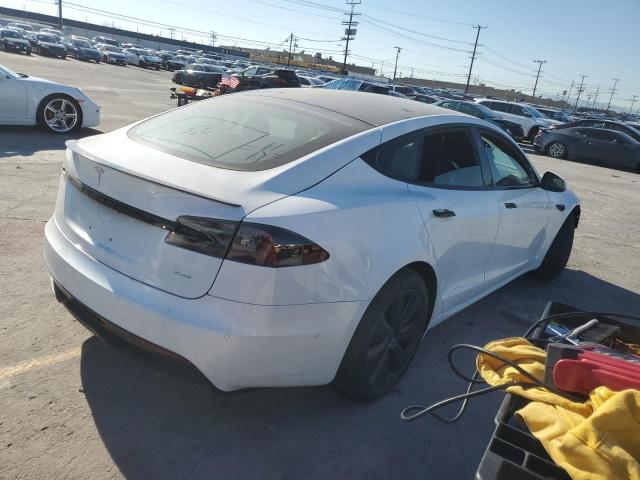 5YJSA1E65MF438786 - 2021 TESLA MODEL S Սպիտակ լուսանկար 3