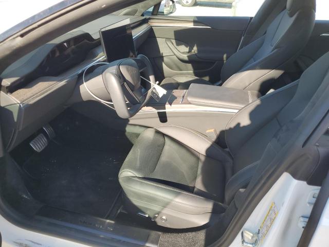5YJSA1E65MF438786 - 2021 TESLA MODEL S Սպիտակ լուսանկար 7