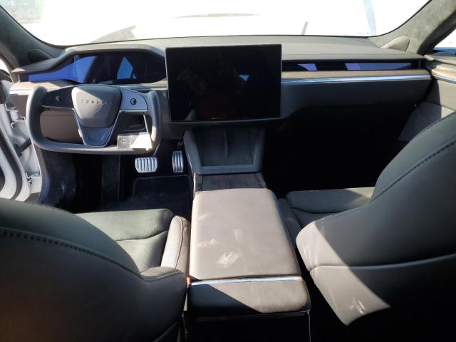 5YJSA1E65MF438786 - 2021 TESLA MODEL S Սպիտակ լուսանկար 8