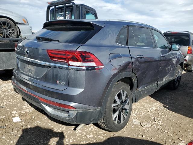 1V2LC2CA9MC229347 - 2021 VOLKSWAGEN ATLAS CROS SE Bleu photo 3