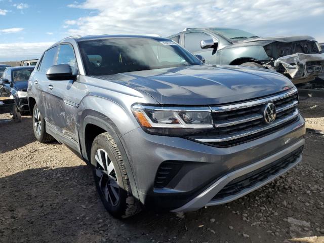 1V2LC2CA9MC229347 - 2021 VOLKSWAGEN ATLAS CROS SE Bleu photo 4