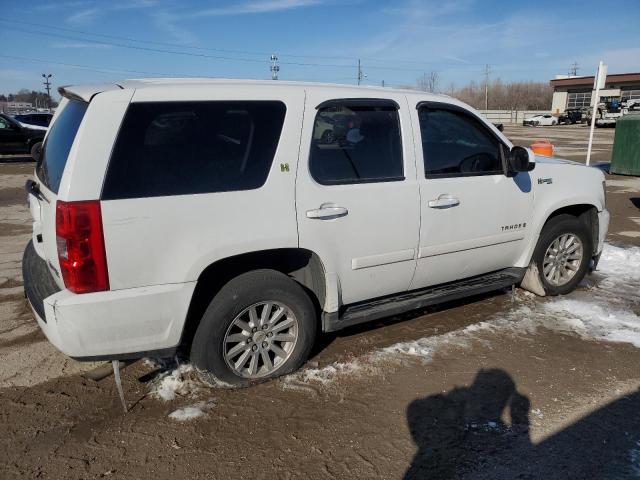 1GNFK13528R274333 - 2008 CHEVROLET TAHOE K1500 HYBRID WHITE photo 3