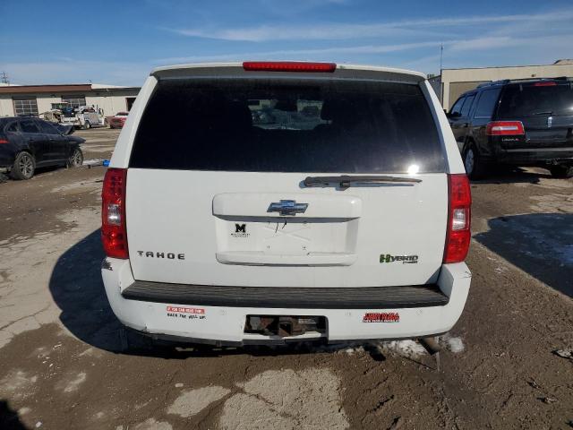 1GNFK13528R274333 - 2008 CHEVROLET TAHOE K1500 HYBRID WHITE photo 6