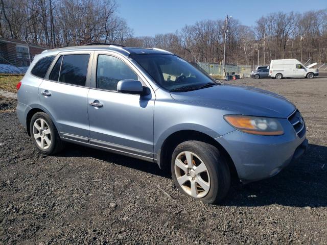 5NMSH13E19H272505 - 2009 HYUNDAI SANTA FE SE BLUE photo 4