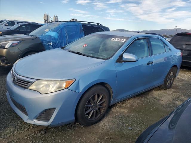 4T4BF1FK5CR245901 - 2012 TOYOTA CAMRY BASE BLUE photo 1