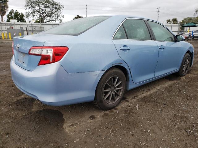 4T4BF1FK5CR245901 - 2012 TOYOTA CAMRY BASE BLUE photo 3